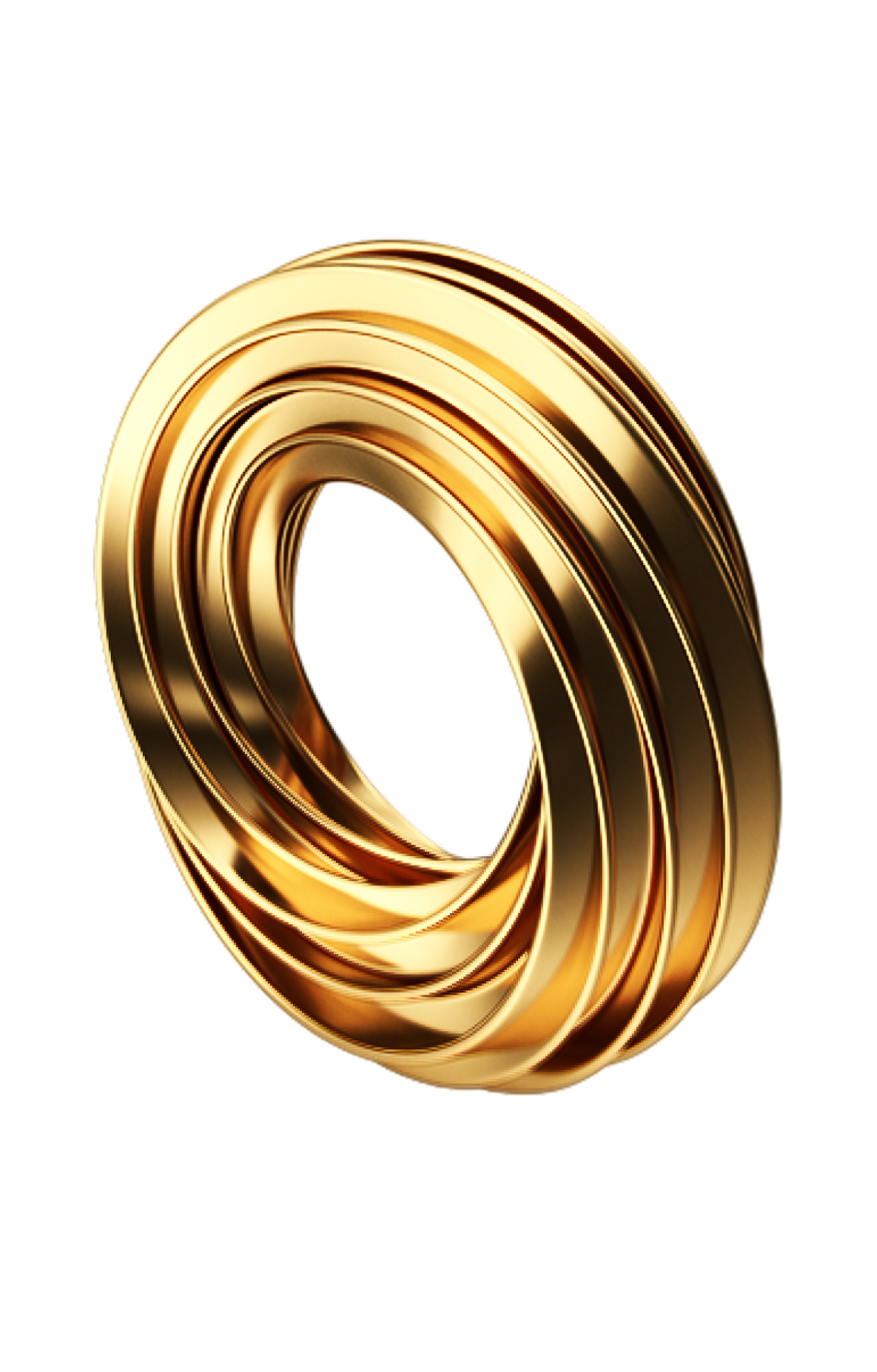 Mobius coil close up.