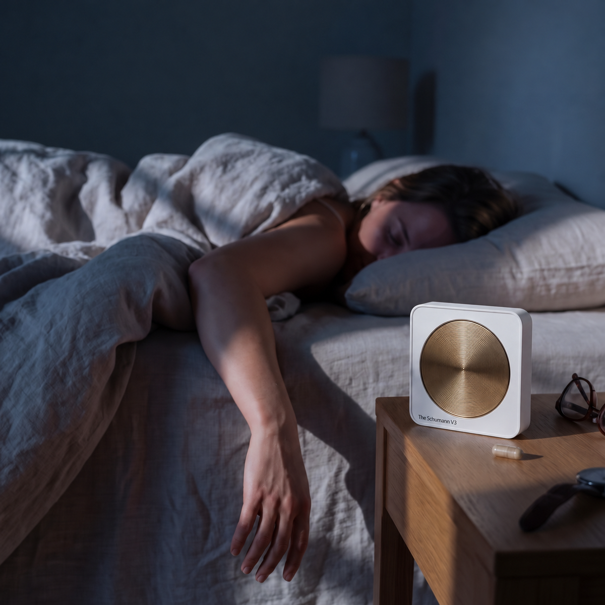 Sleep with The Schumann V3 by the bed